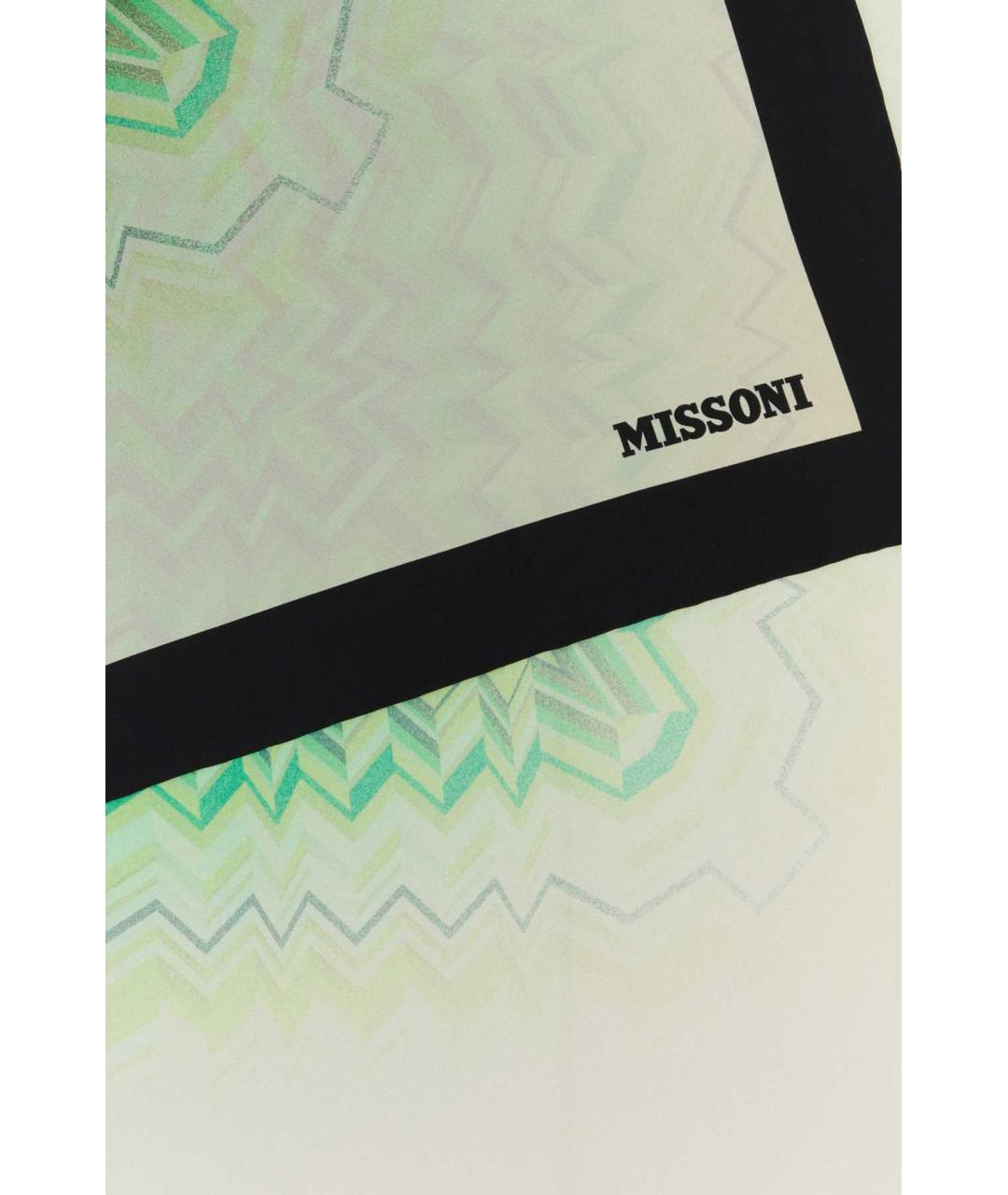 MISSONI Мульти шелковый шарф, фото 2