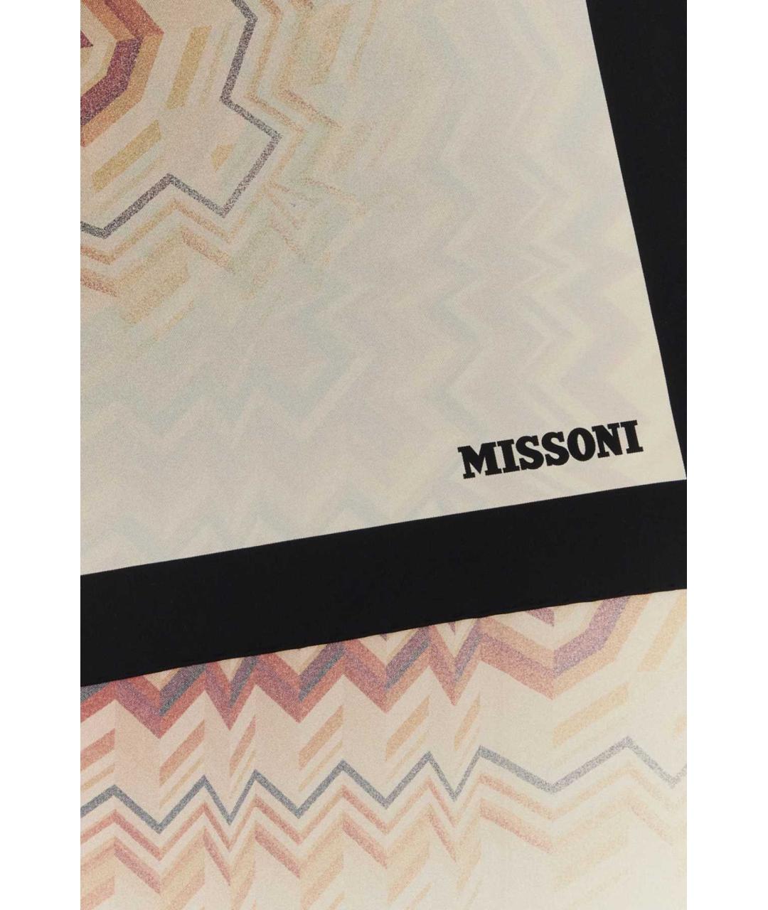 MISSONI Мульти шелковый шарф, фото 2