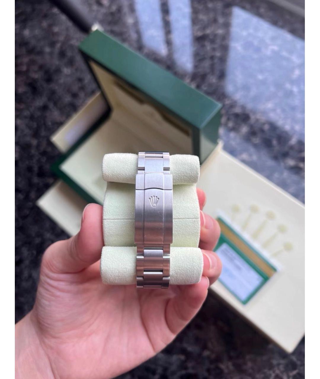 ROLEX Серебряные часы, фото 4