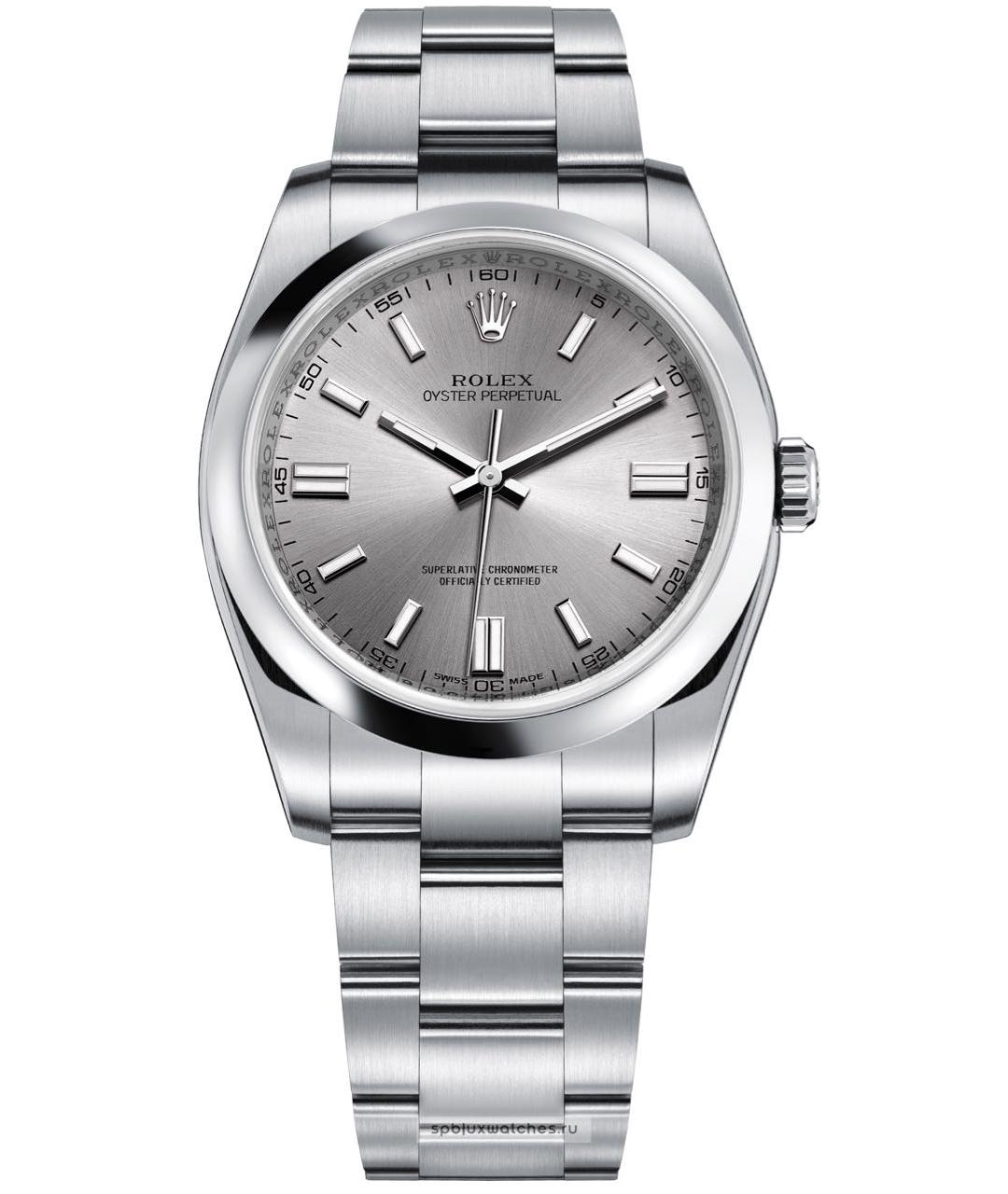 ROLEX Серебряные часы, фото 1