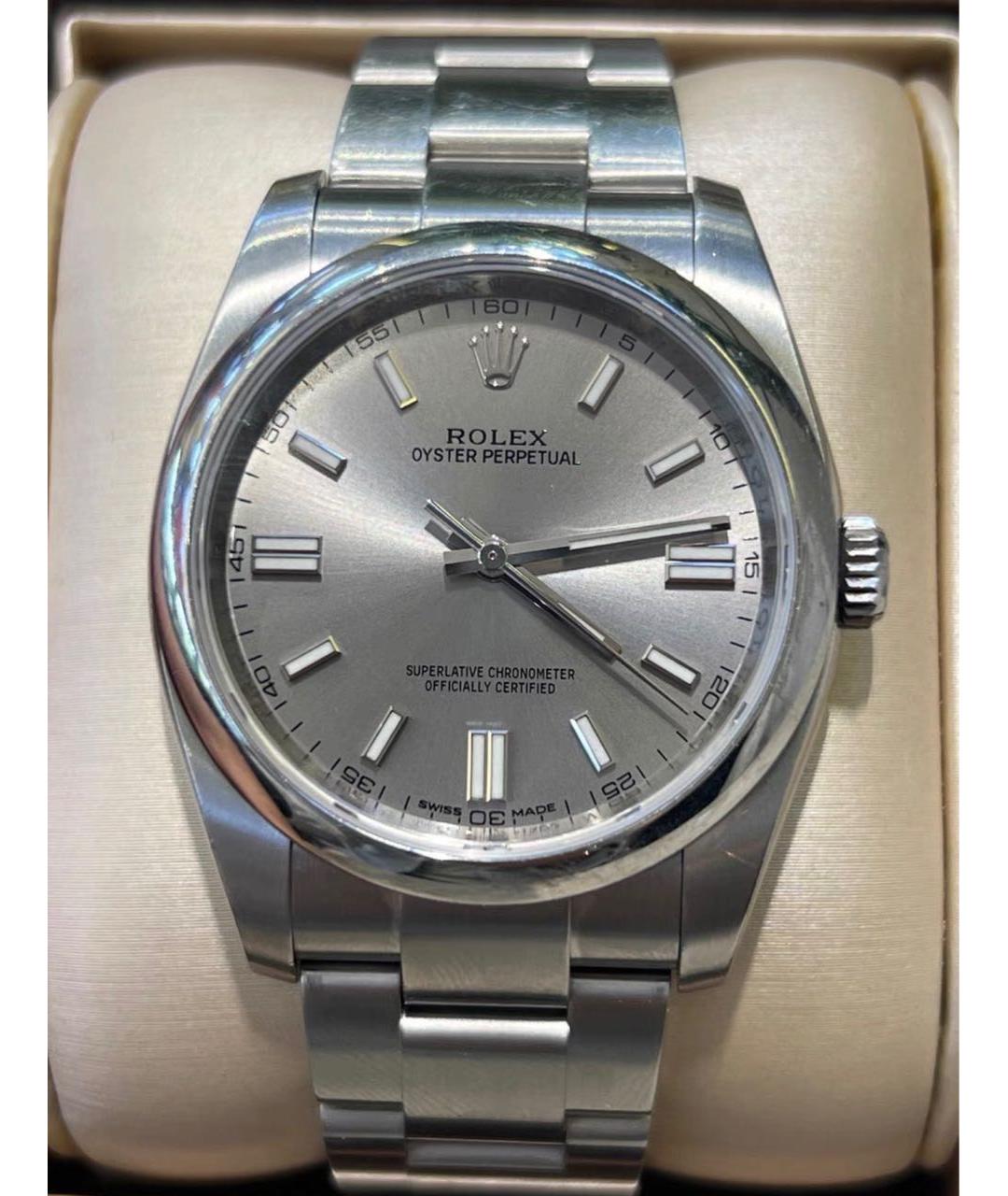 ROLEX Серебряные часы, фото 2