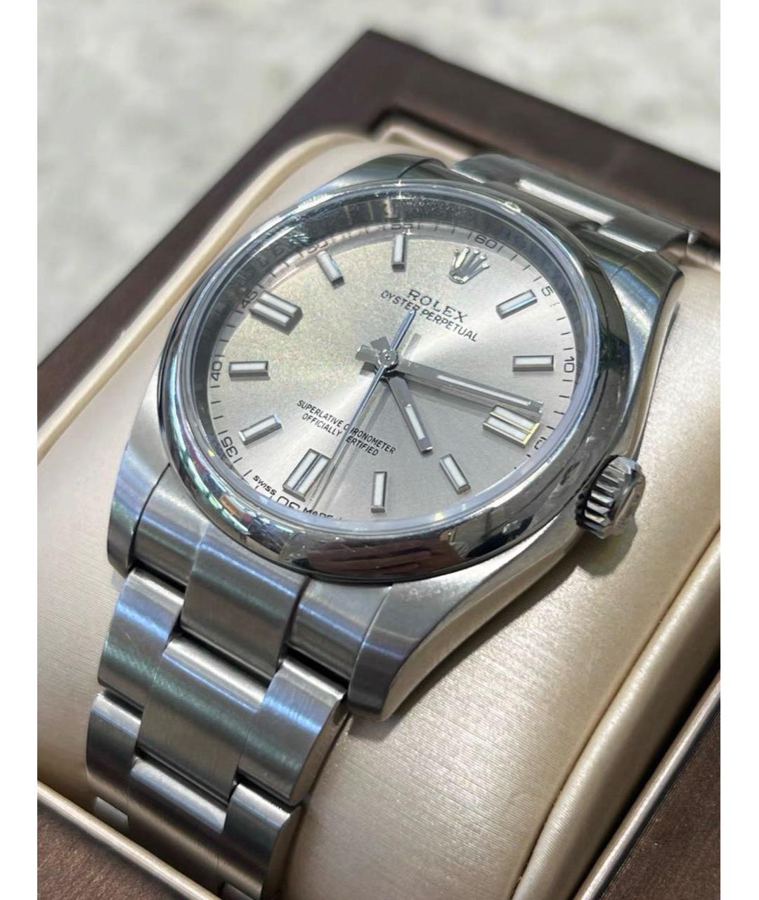 ROLEX Серебряные часы, фото 3