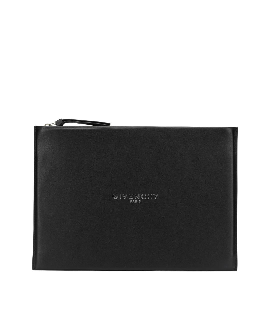 GIVENCHY Черная кожаная папка для документов, фото 1