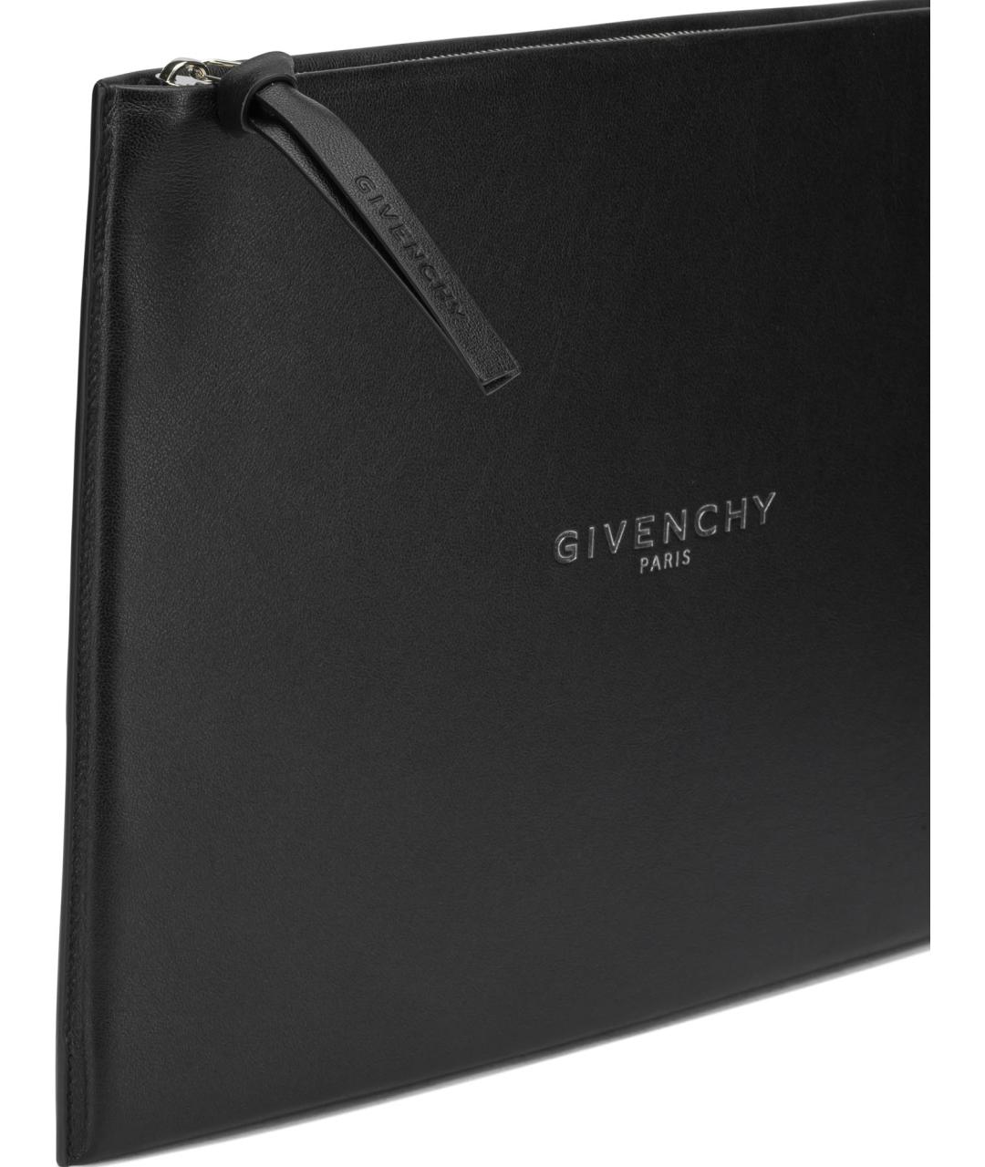 GIVENCHY Черная кожаная папка для документов, фото 4