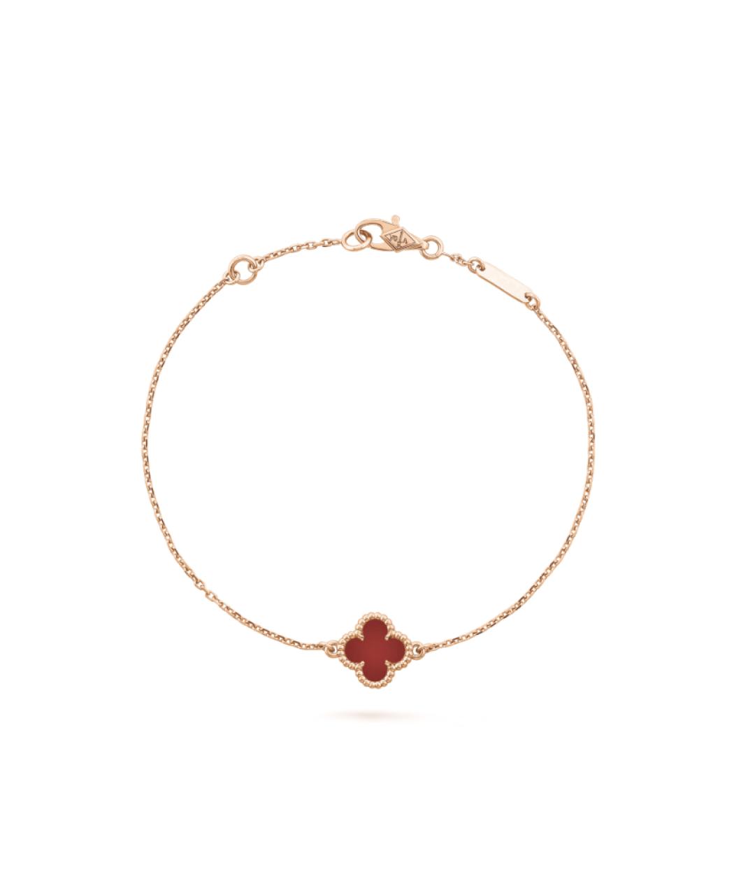 VAN CLEEF & ARPELS Красный браслет из розового золота, фото 2