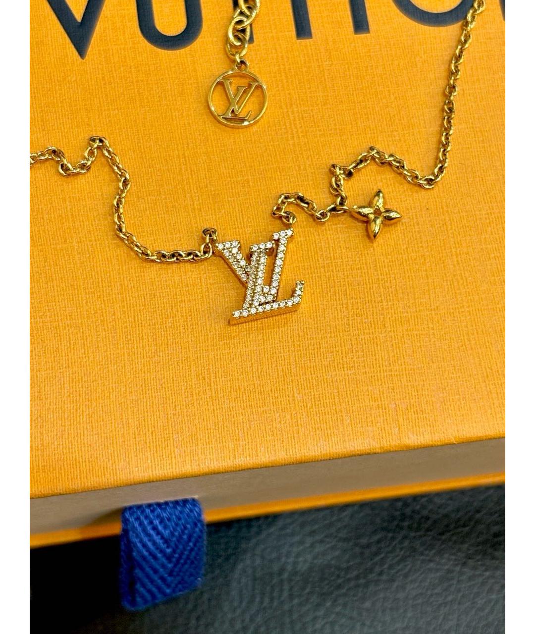 LOUIS VUITTON Золотое колье, фото 4