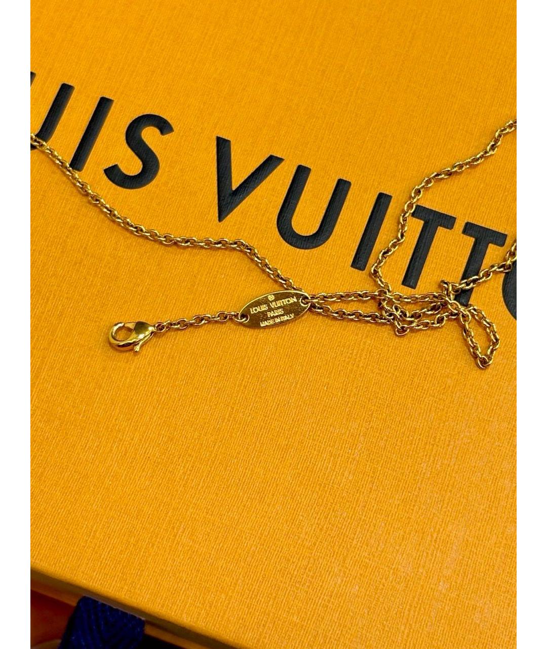LOUIS VUITTON Золотое колье, фото 5