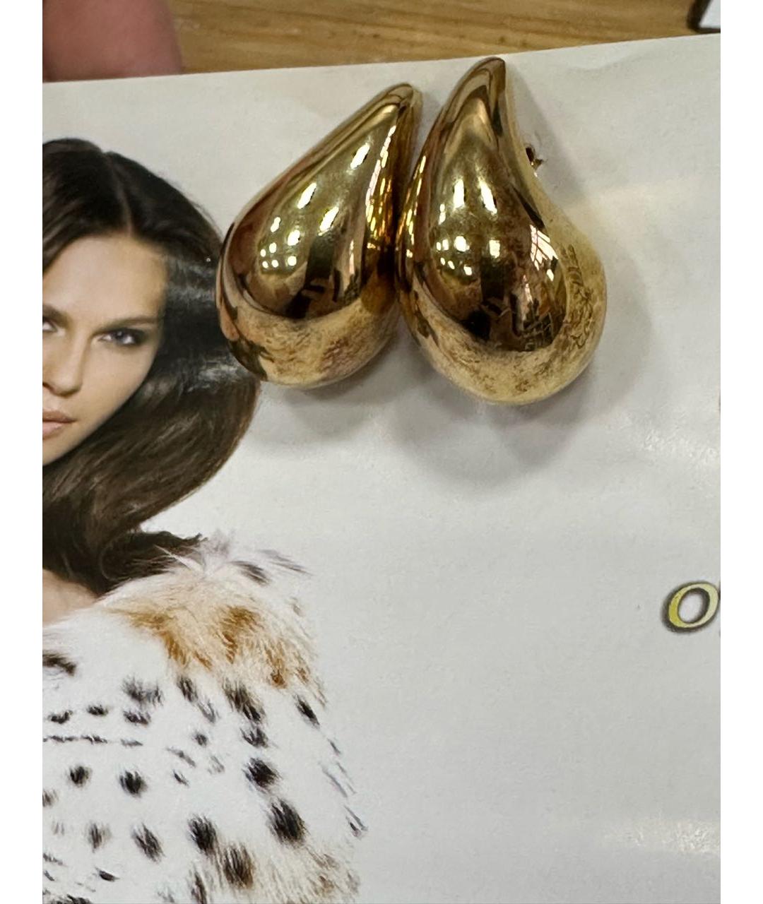BOTTEGA VENETA Золотые серьги, фото 7