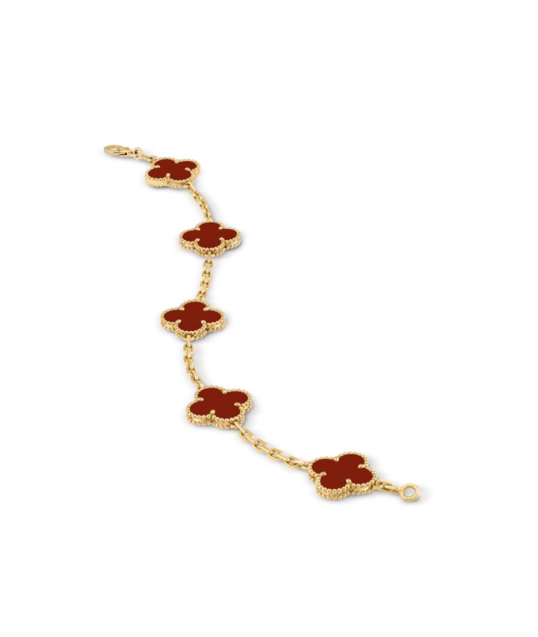VAN CLEEF & ARPELS Красный браслет из желтого золота, фото 2