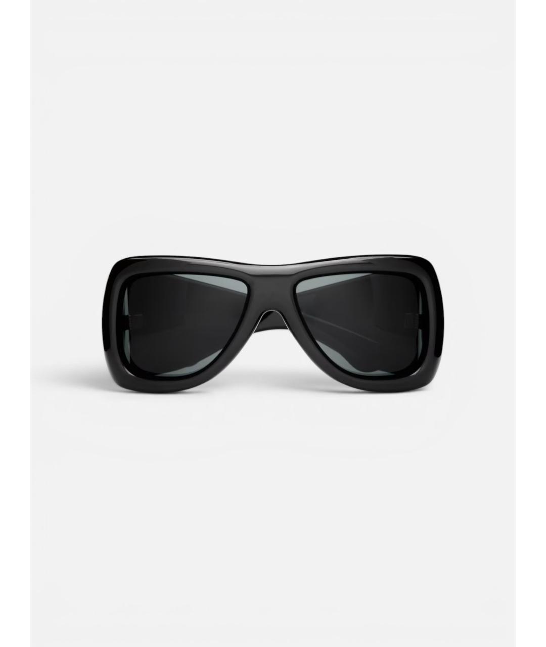 SAINT LAURENT Черные пластиковые солнцезащитные очки, фото 1