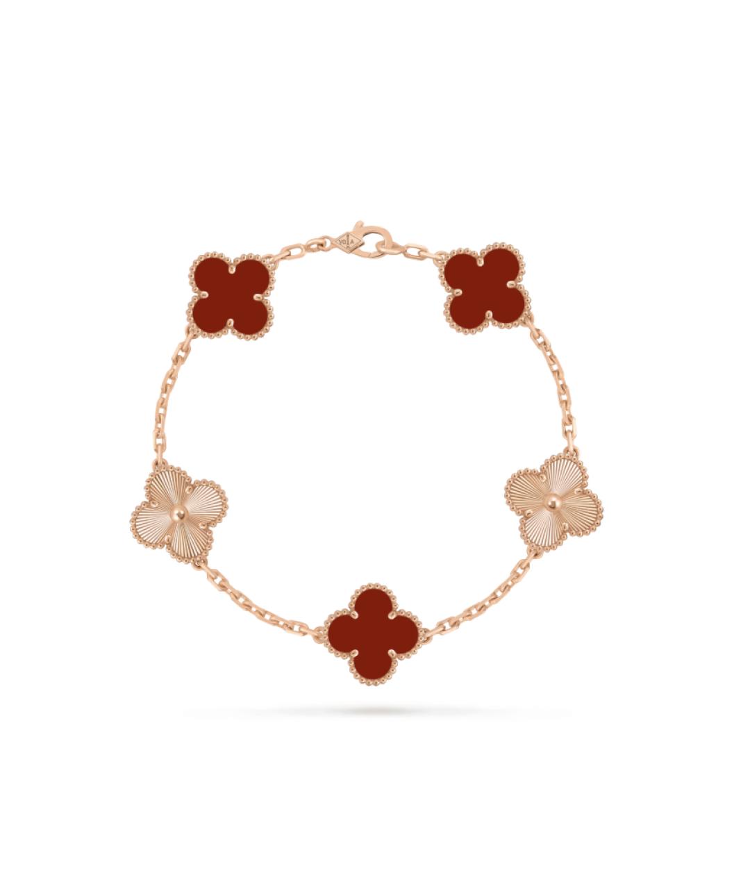 VAN CLEEF & ARPELS Красный браслет из розового золота, фото 4