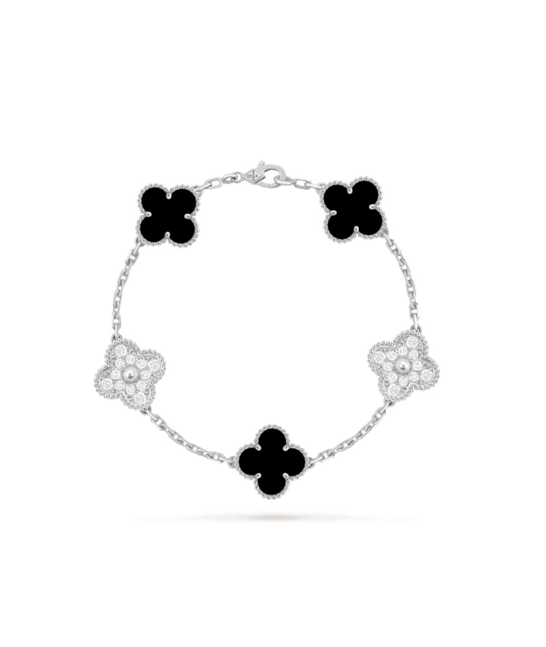 VAN CLEEF & ARPELS Черный браслет из белого золота, фото 4