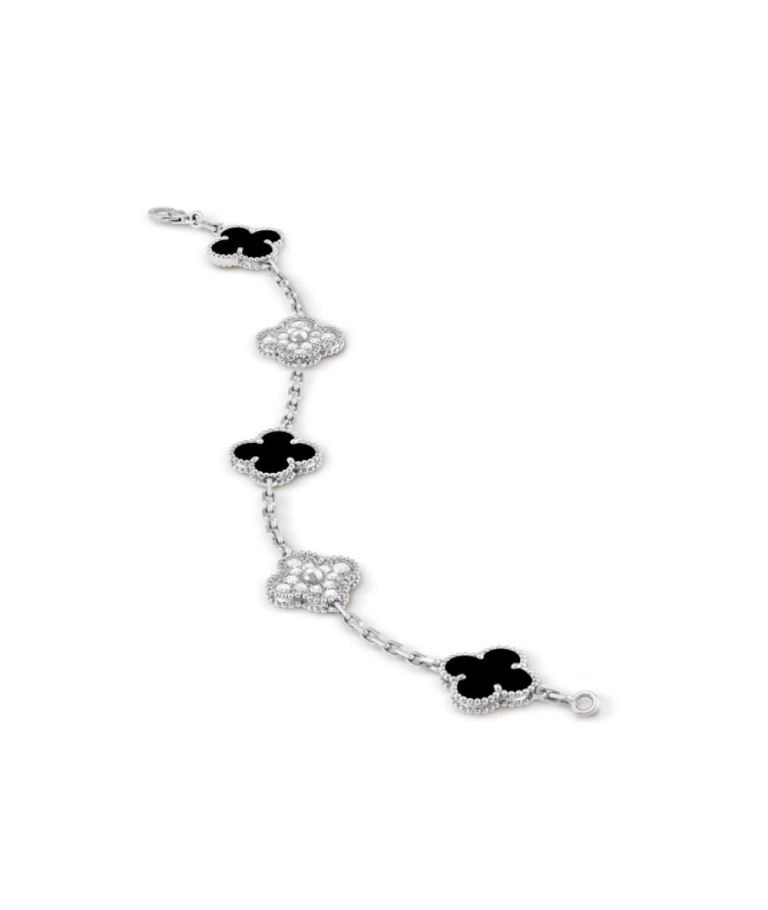 VAN CLEEF & ARPELS Черный браслет из белого золота, фото 2