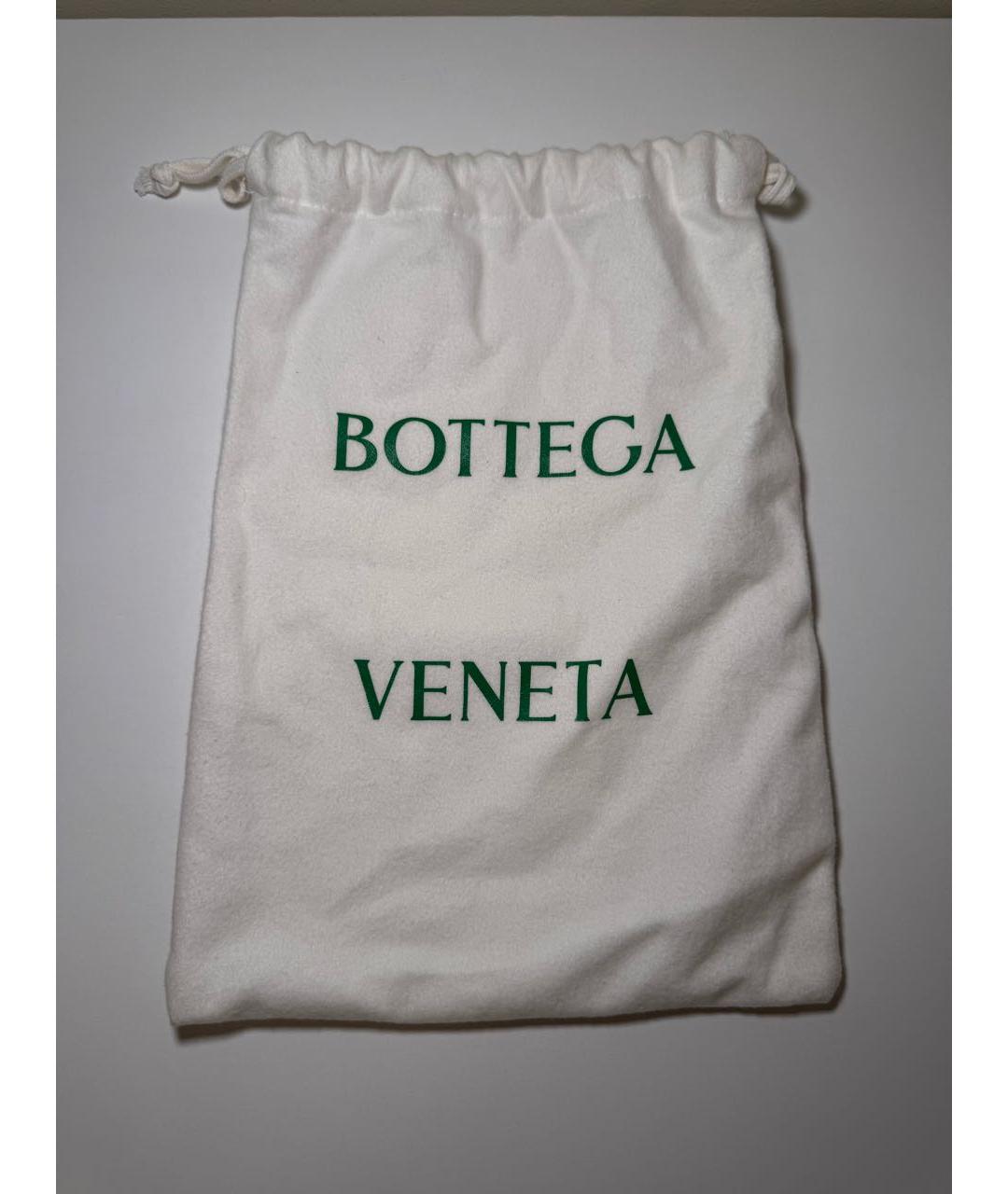BOTTEGA VENETA Бежевый кожаный ремень, фото 4