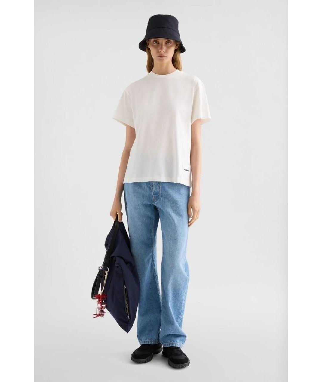 JIL SANDER Мульти хлопковая футболка, фото 8