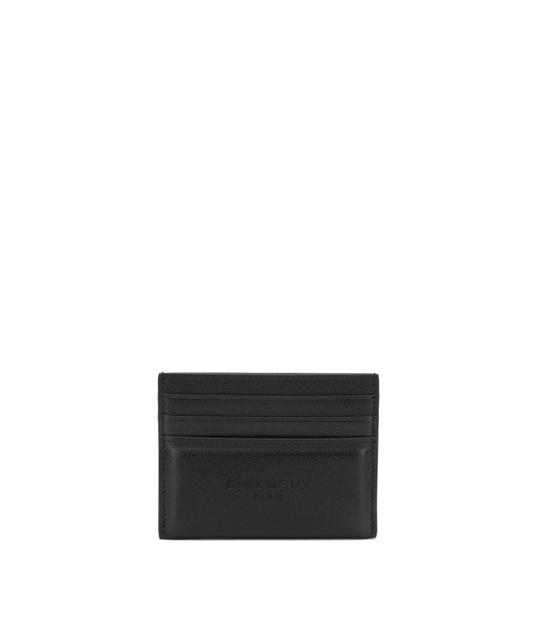 GIVENCHY Черный кожаный кошелек, фото 1