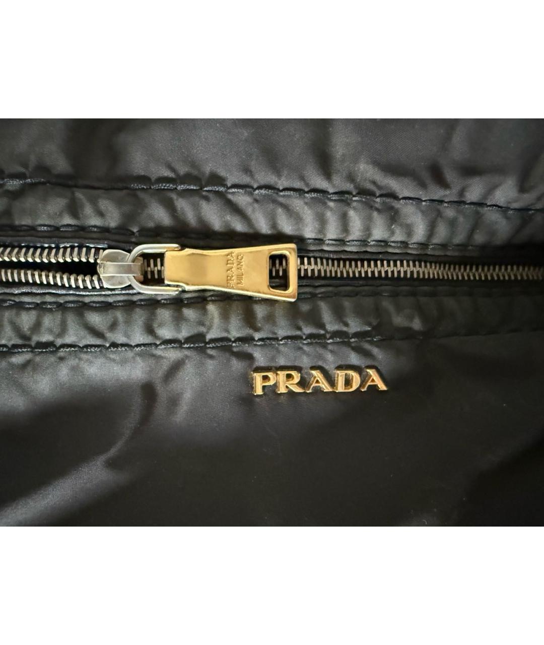 PRADA Коричневая тканевая сумка через плечо, фото 5