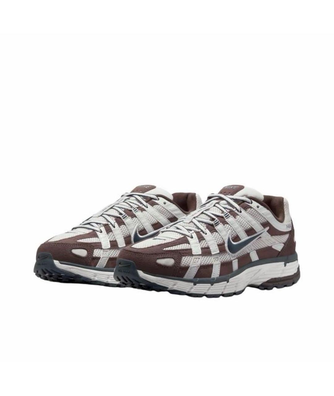 NIKE Коричневые низкие кроссовки / кеды, фото 2