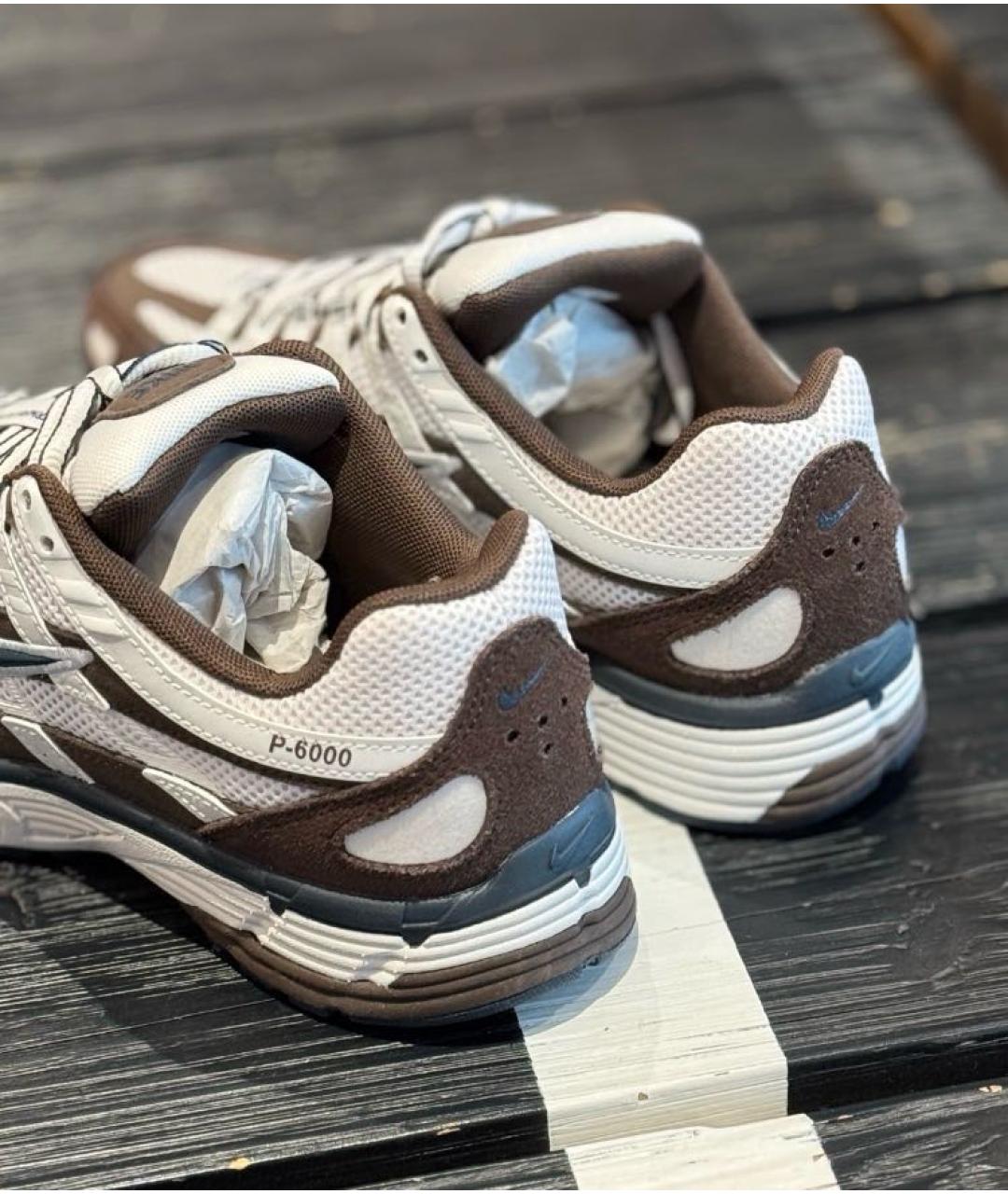 NIKE Коричневые низкие кроссовки / кеды, фото 8