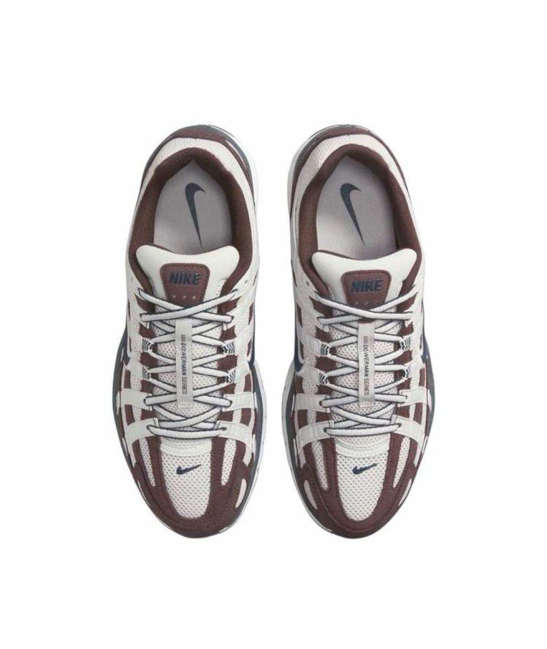 NIKE Коричневые низкие кроссовки / кеды, фото 3