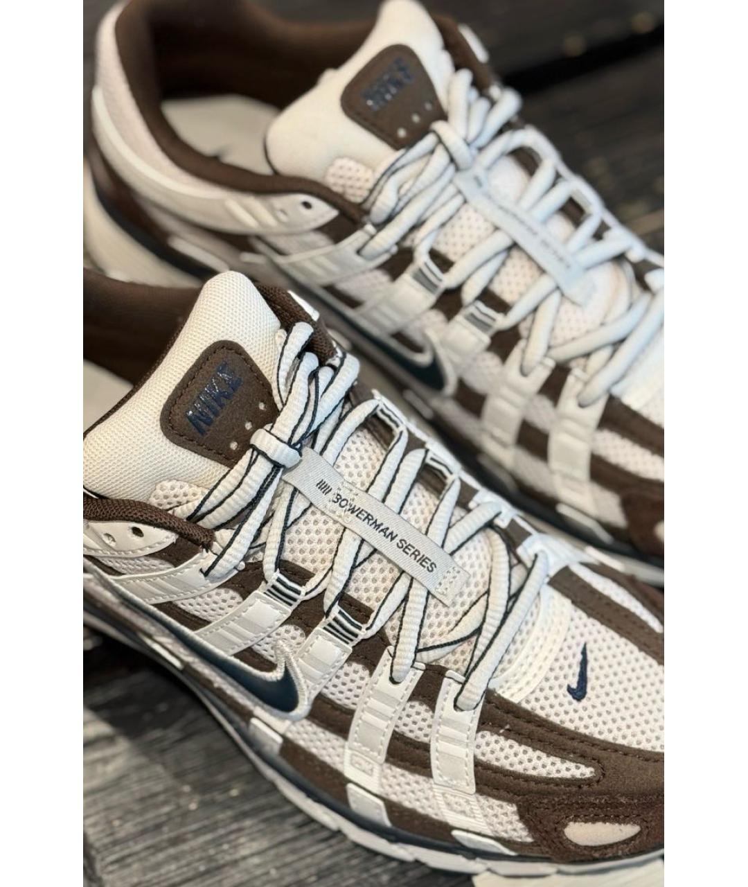 NIKE Коричневые низкие кроссовки / кеды, фото 6