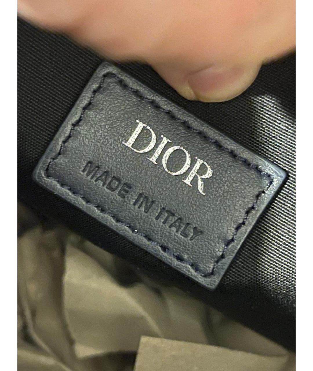 CHRISTIAN DIOR Темно-синий рюкзак, фото 8
