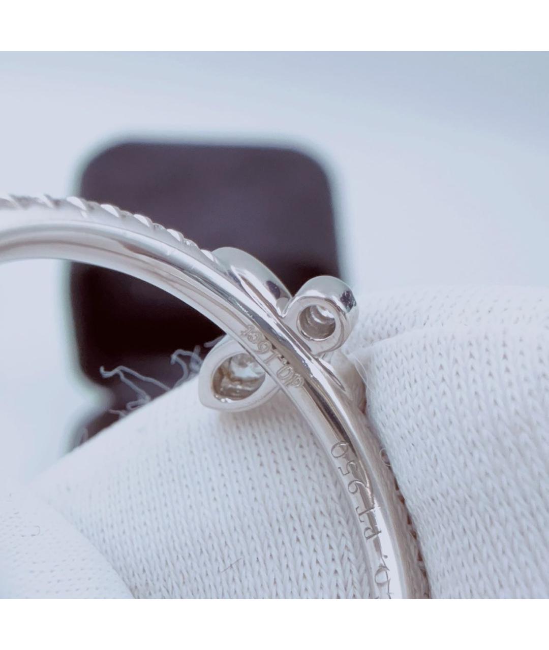 TIFFANY&CO Серебряное платиновое кольцо, фото 6