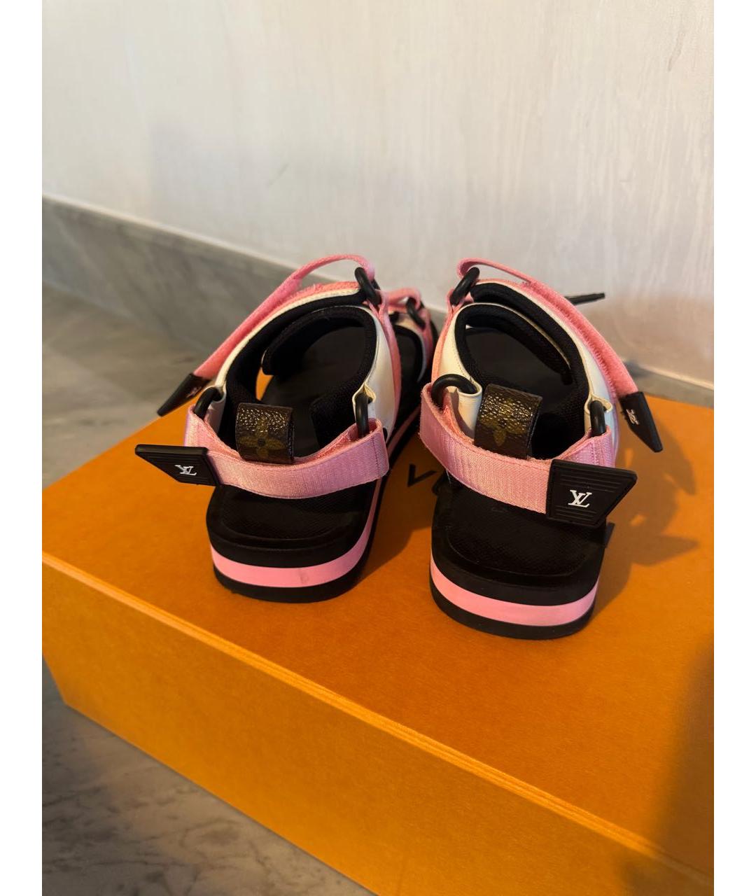 LOUIS VUITTON Розовые сандалии, фото 4