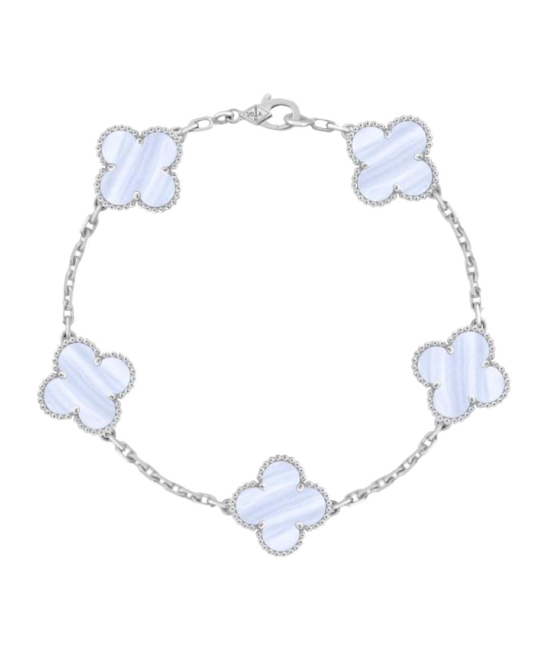 VAN CLEEF & ARPELS Голубой браслет из белого золота, фото 1