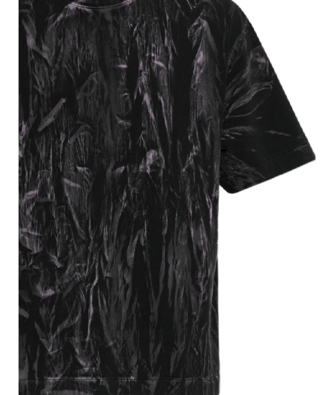 OFF-WHITE Черная хлопковая футболка, фото 2