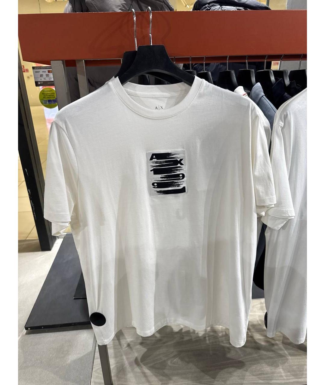 ARMANI EXCHANGE Белая футболка, фото 5