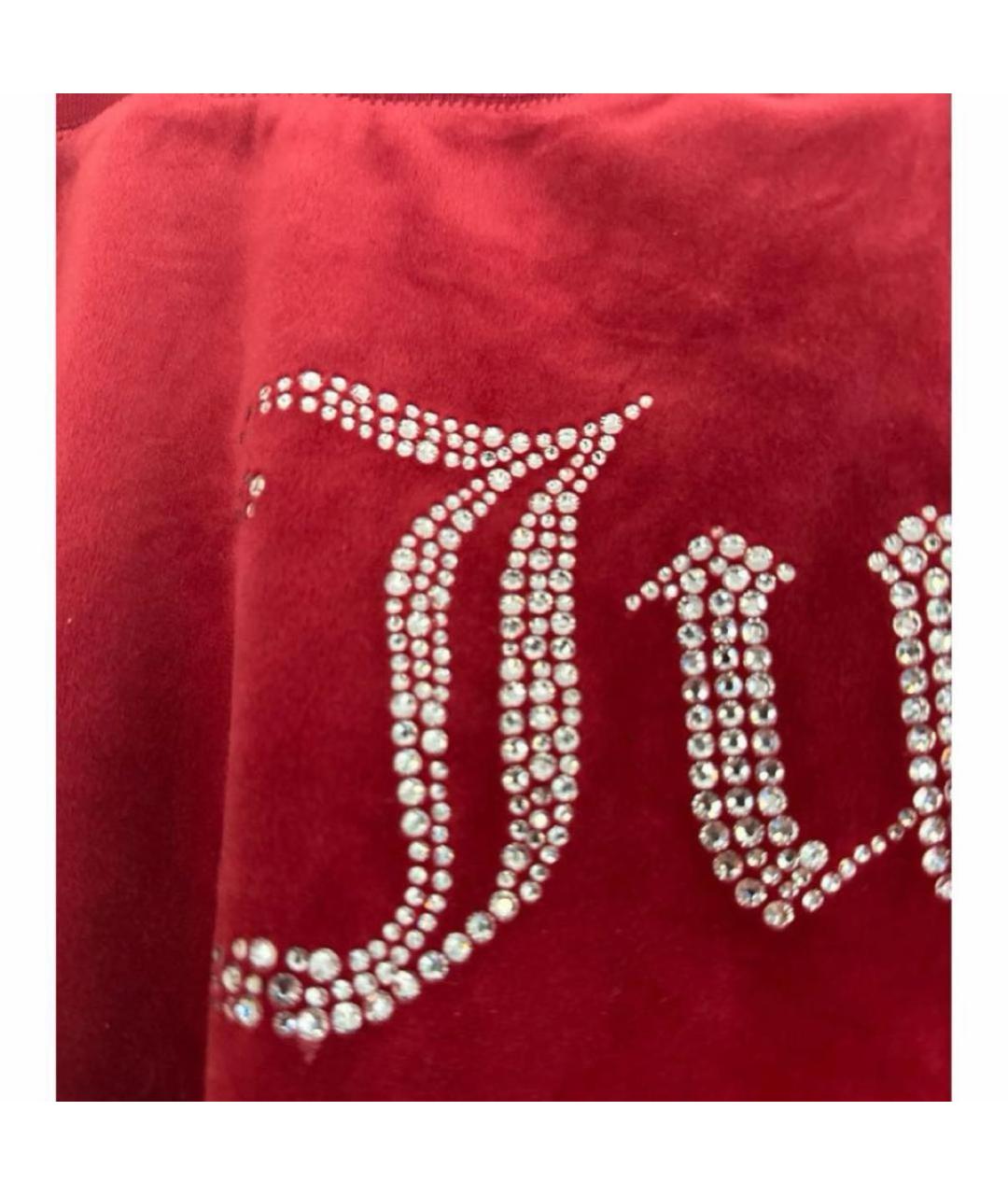 JUICY COUTURE Красный велюровый спортивные костюмы, фото 6