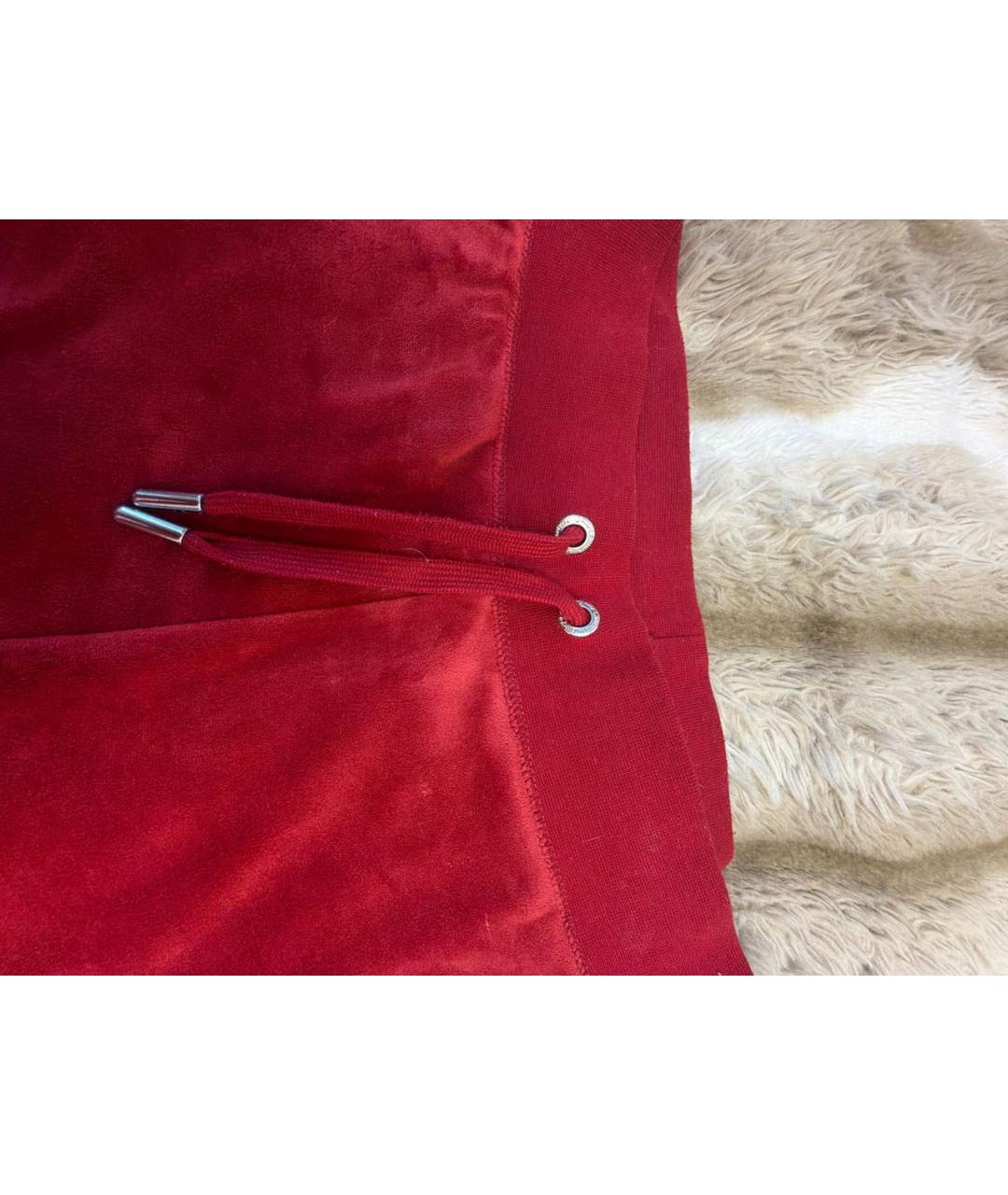 JUICY COUTURE Красный велюровый спортивные костюмы, фото 4