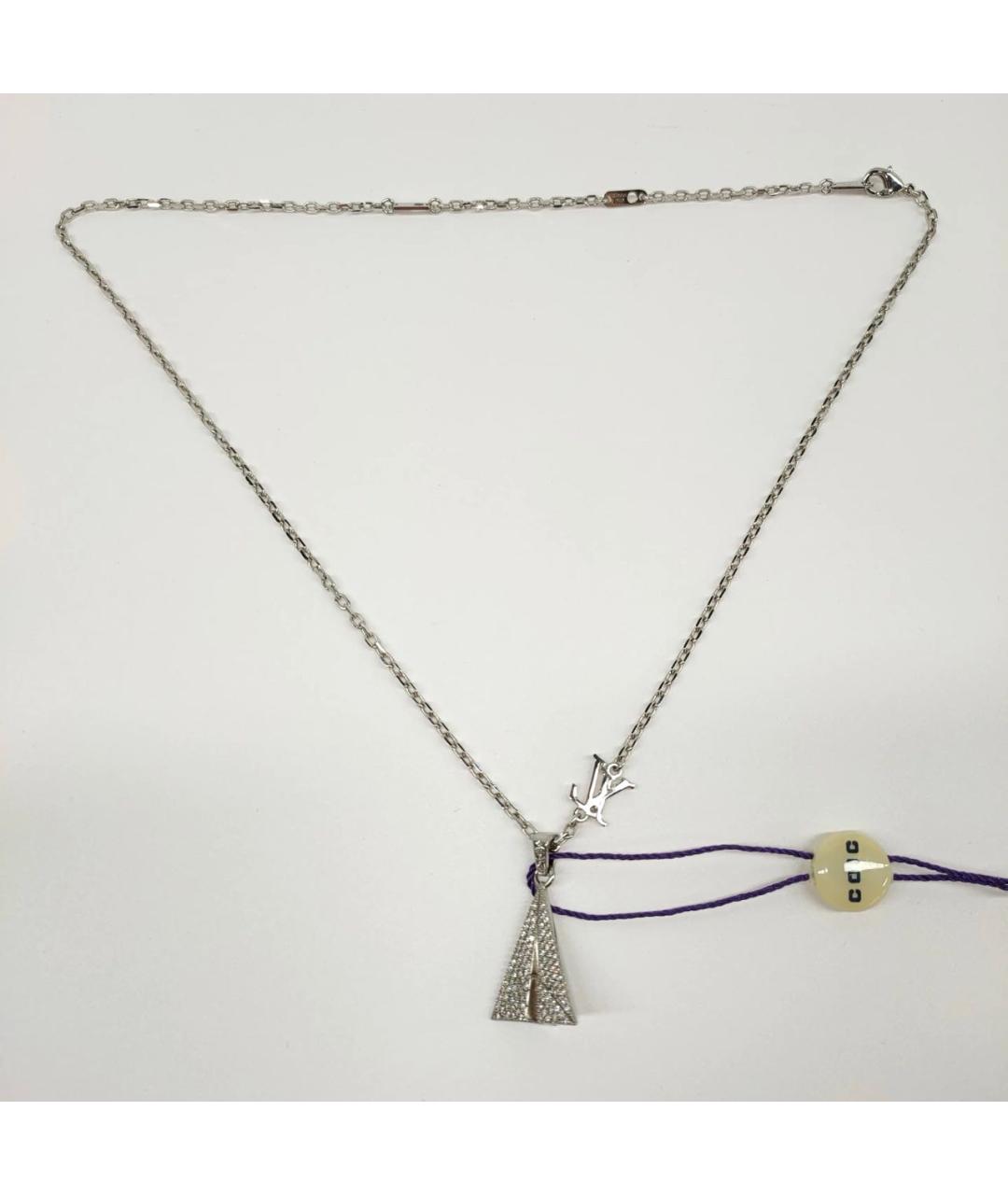 LOUIS VUITTON Серебряное колье, фото 4