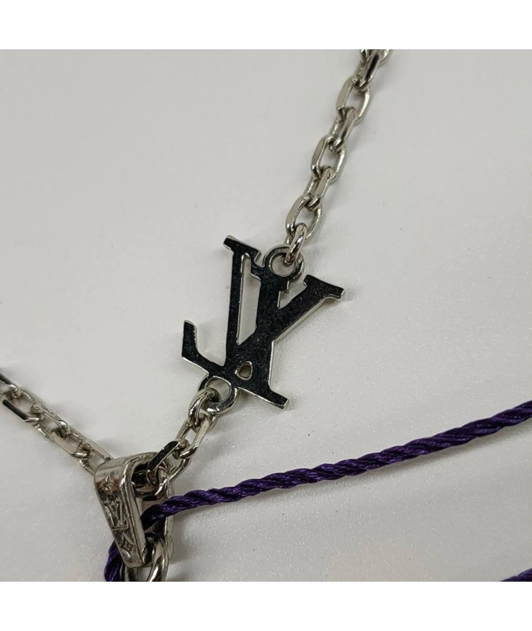 LOUIS VUITTON Серебряное колье, фото 6
