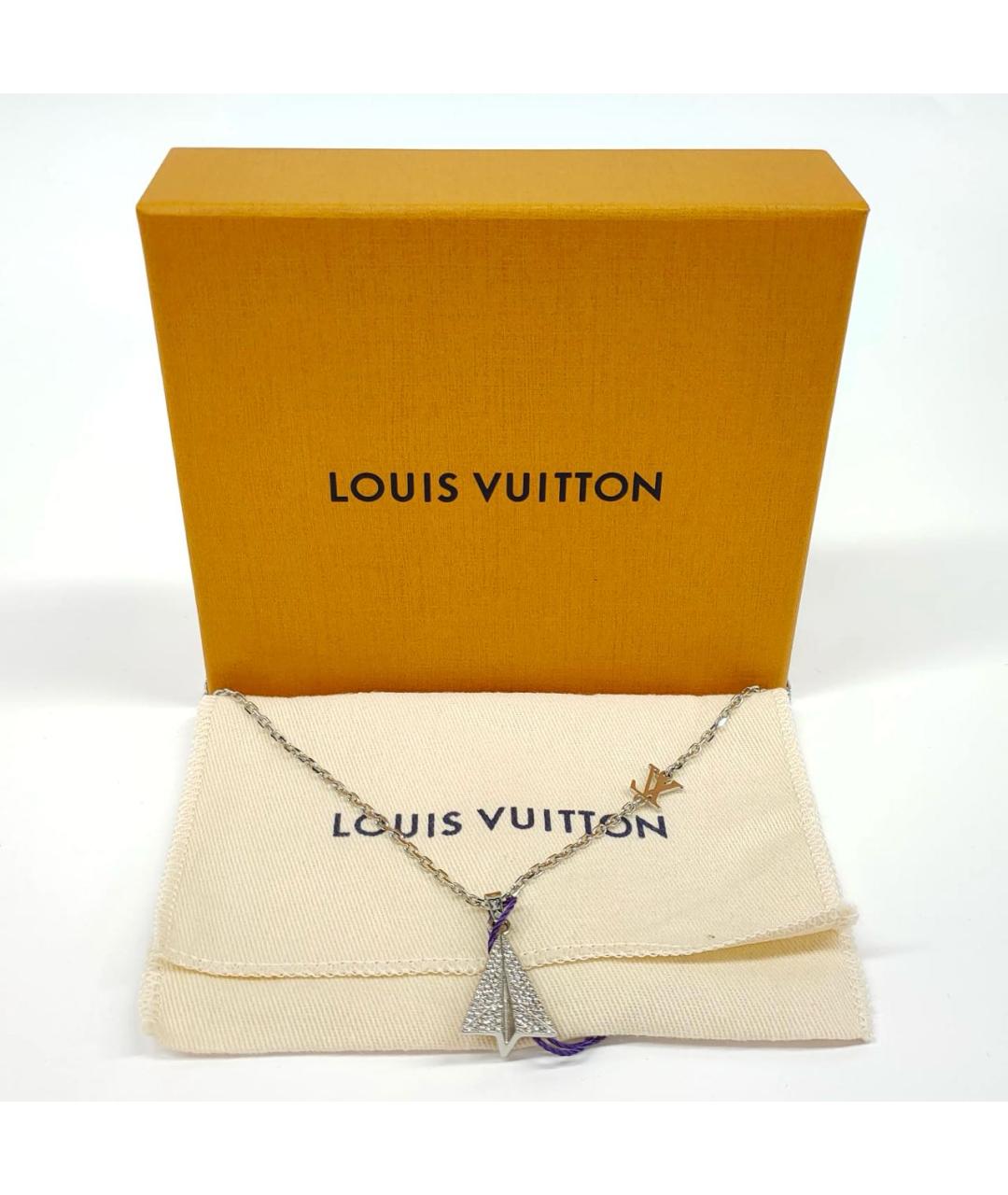 LOUIS VUITTON Серебряное колье, фото 2