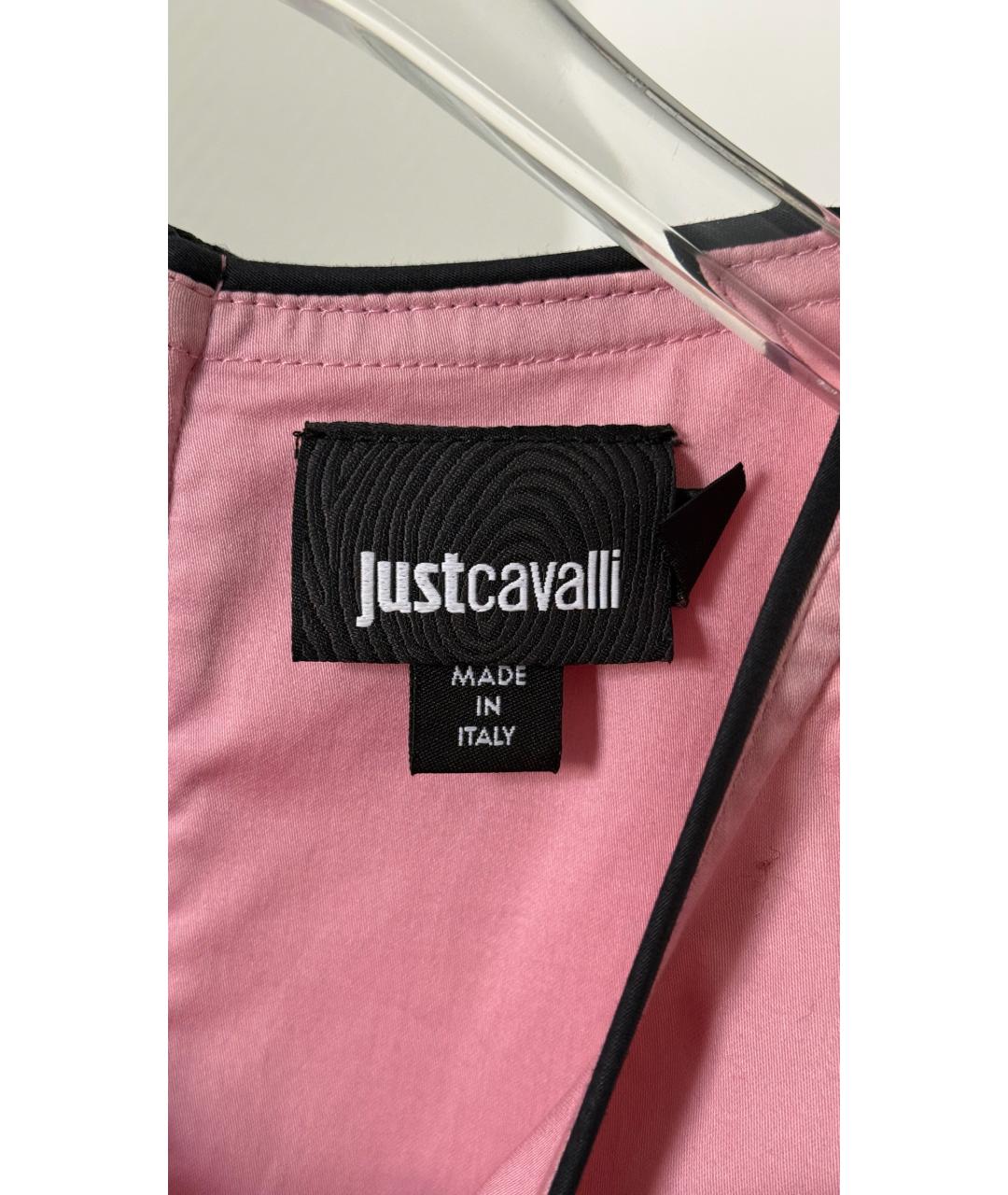 JUST CAVALLI Розовое повседневное платье, фото 5