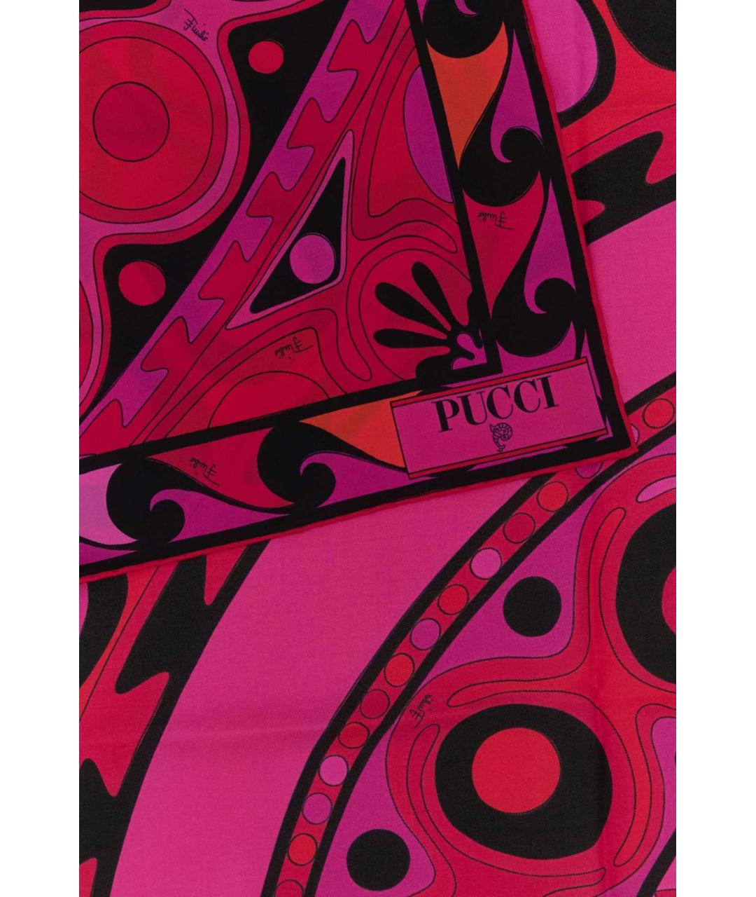 EMILIO PUCCI Мульти шелковый шарф, фото 2