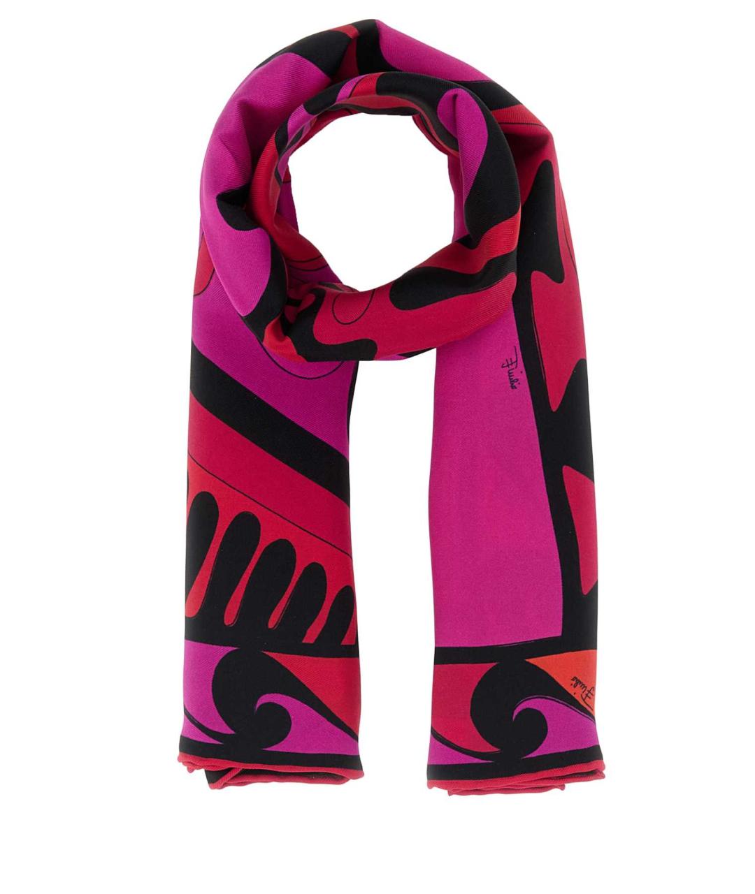 EMILIO PUCCI Мульти шелковый шарф, фото 1