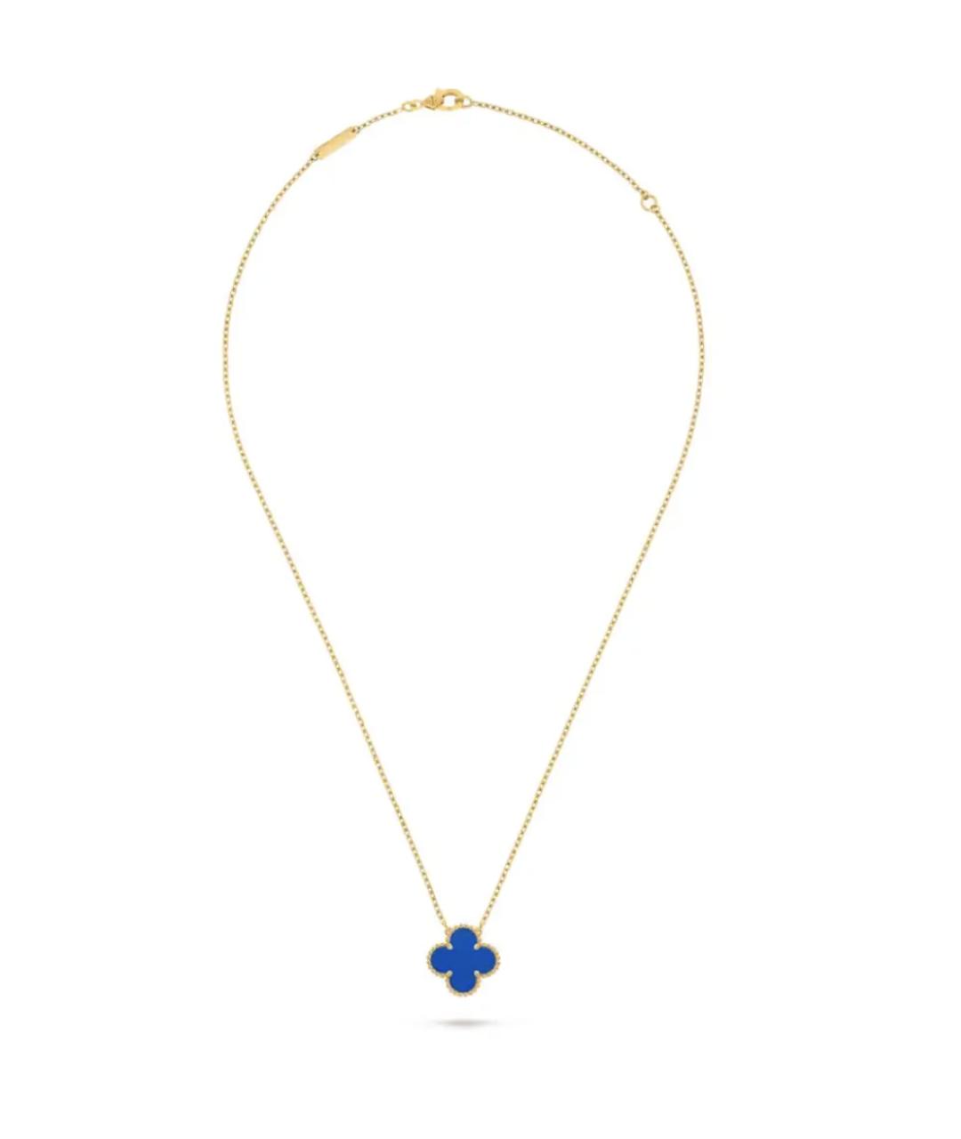 VAN CLEEF & ARPELS Синий кулон из желтого золота, фото 3