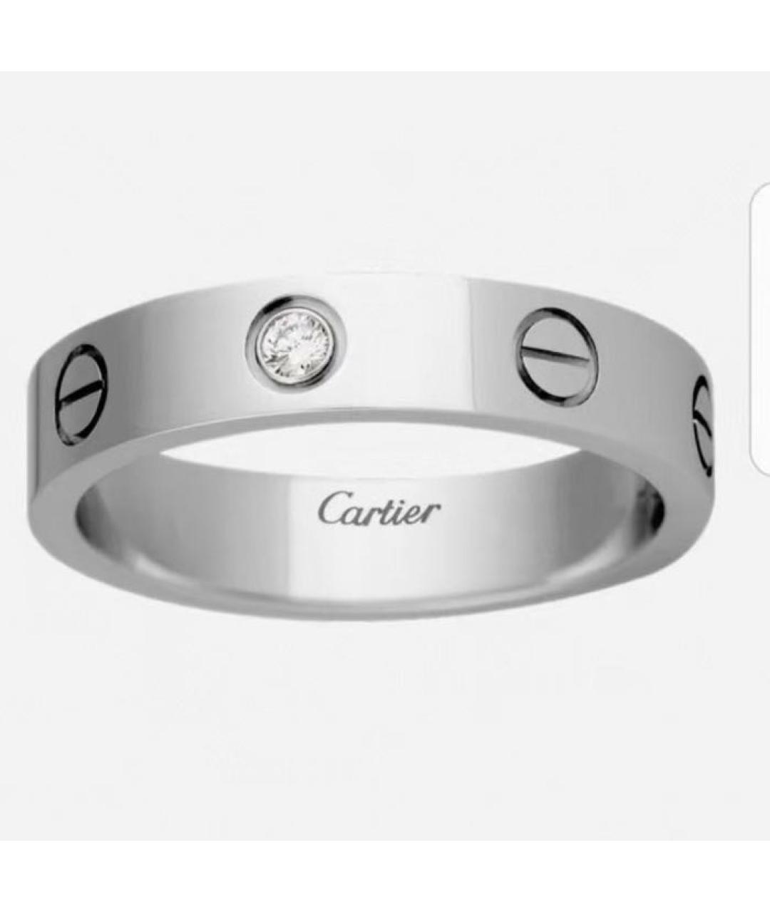 CARTIER Серебряное кольцо из белого золота, фото 8
