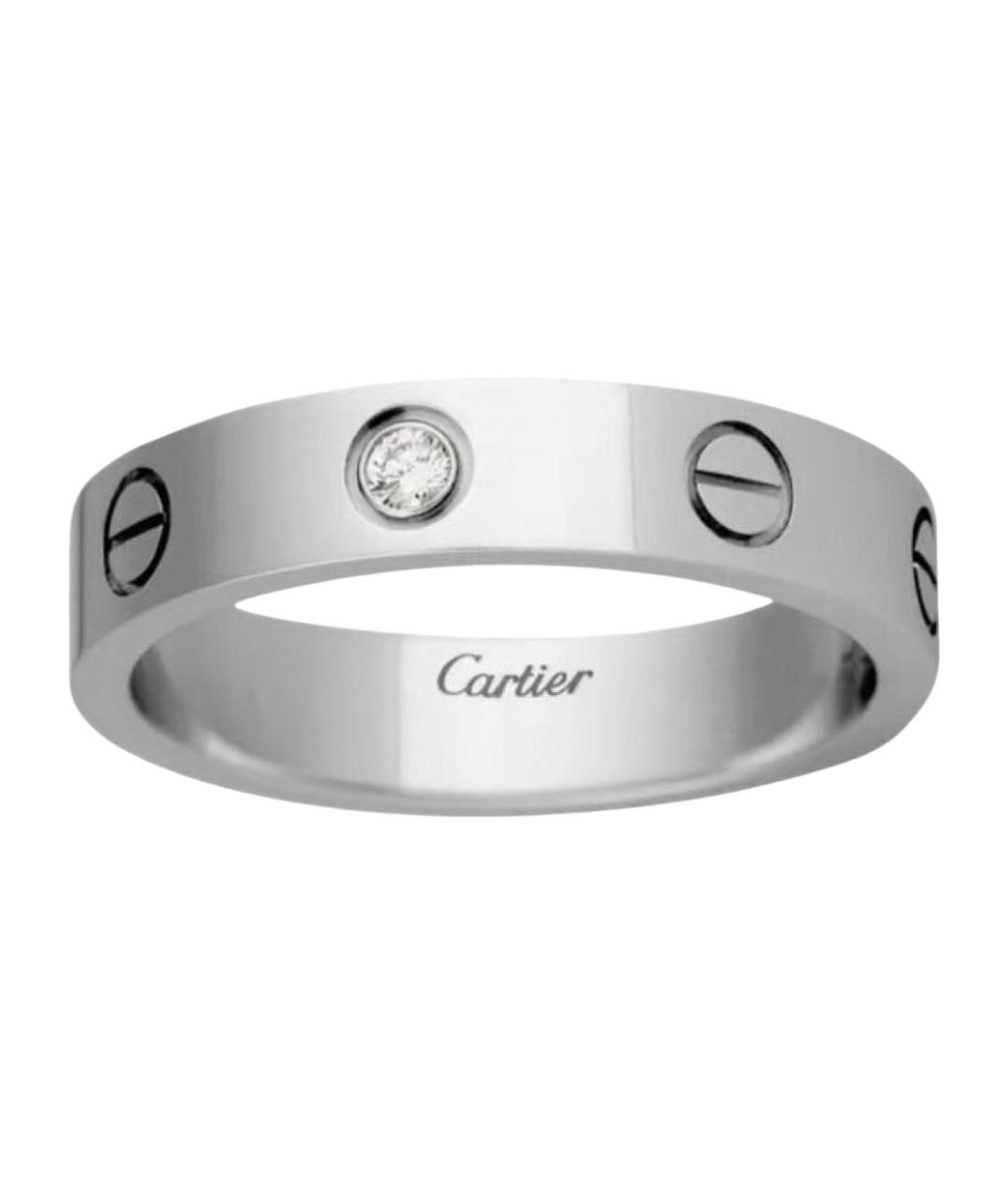 CARTIER Серебряное кольцо из белого золота, фото 1