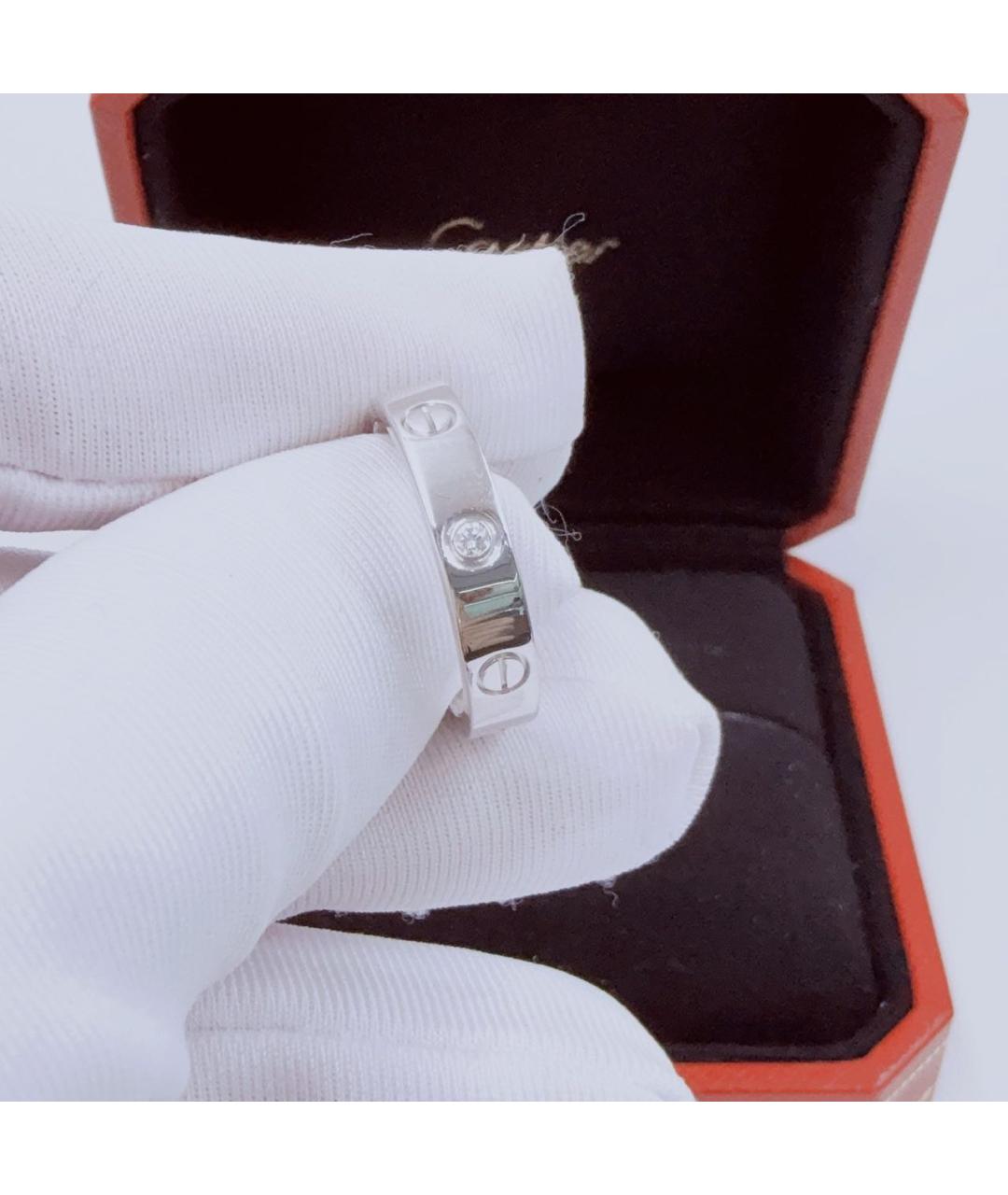 CARTIER Серебряное кольцо из белого золота, фото 4