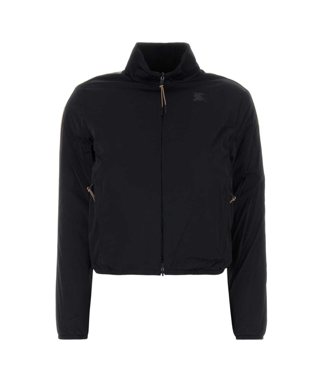 BURBERRY Черная полиэстеровая куртка, фото 1
