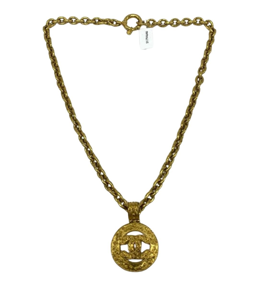 CHANEL Золотое колье, фото 1