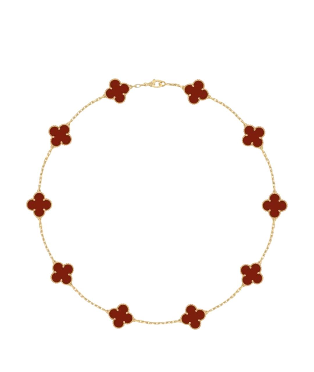 VAN CLEEF & ARPELS Красное колье из желтого золота, фото 1