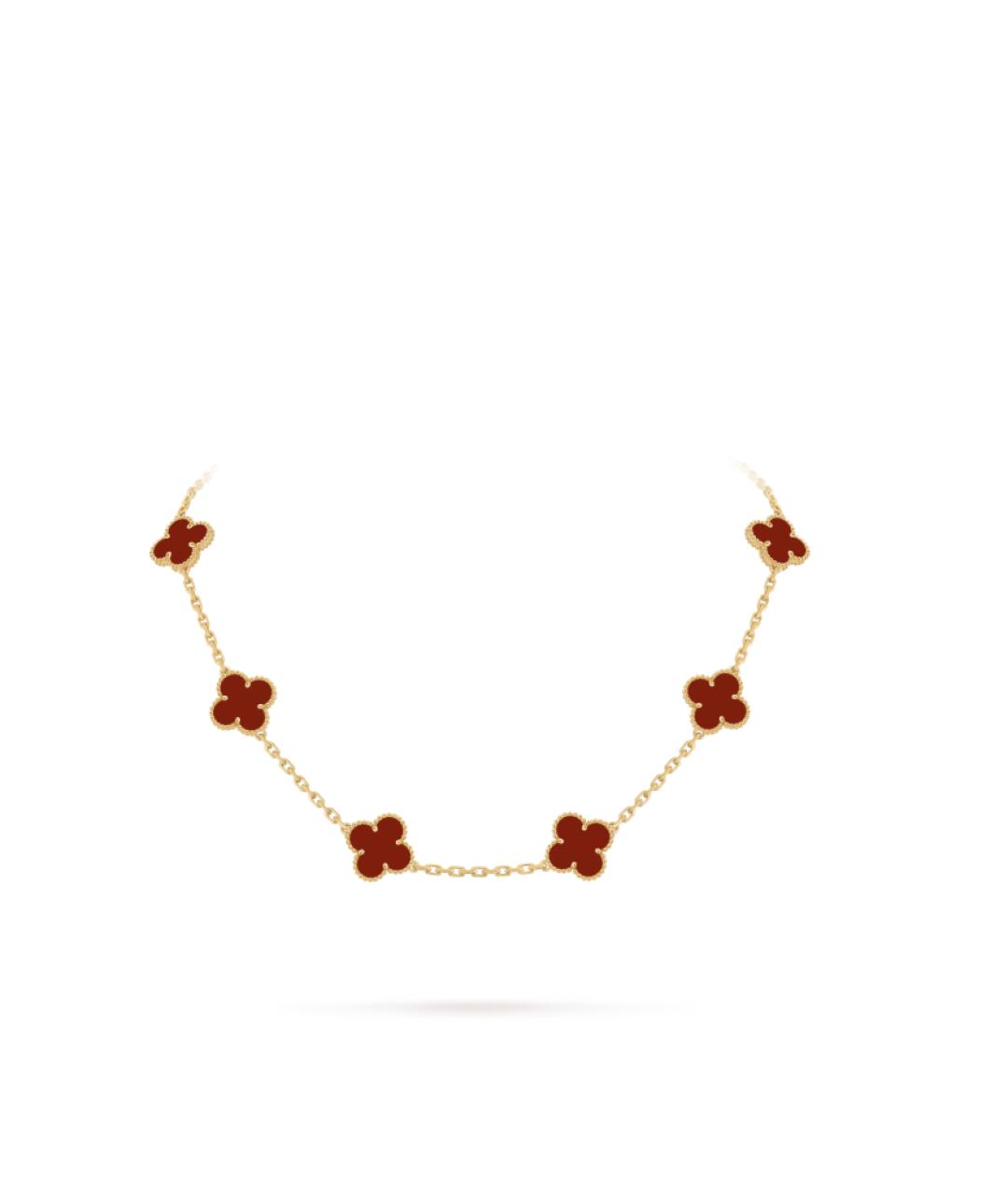 VAN CLEEF & ARPELS Красное колье из желтого золота, фото 2