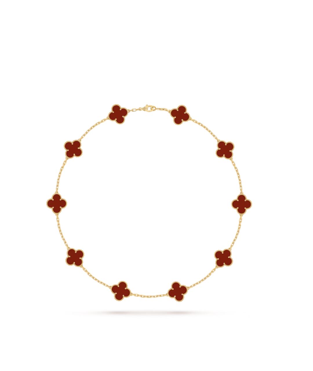 VAN CLEEF & ARPELS Красное колье из желтого золота, фото 3