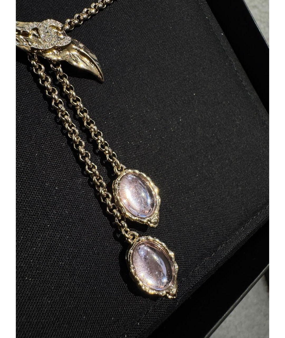 CHANEL Серебряное металлическое колье, фото 5
