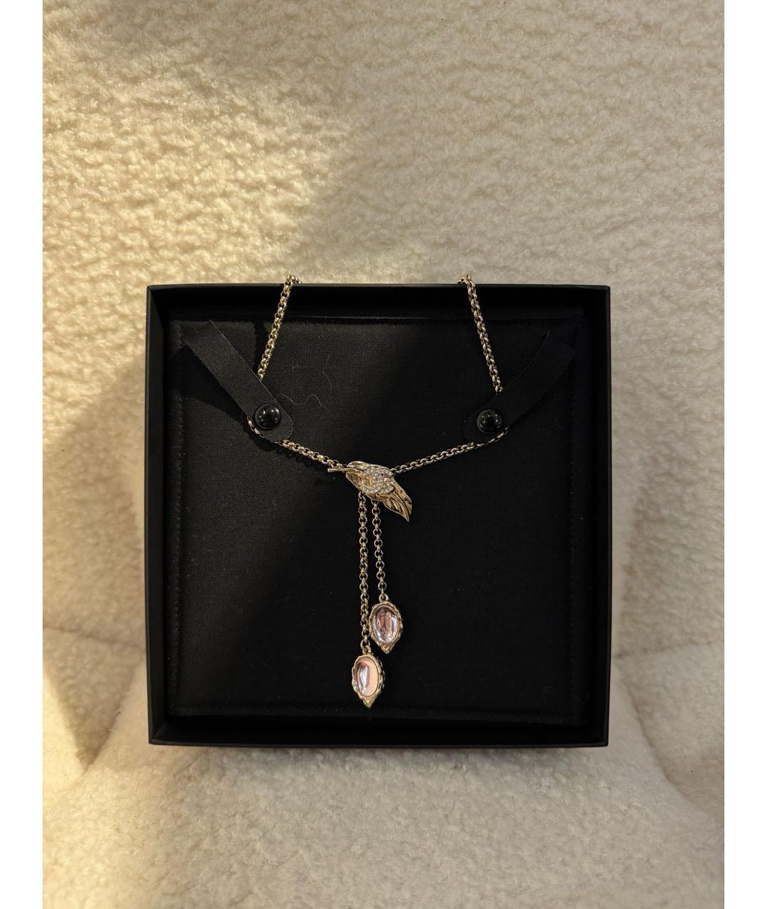 CHANEL Серебряное металлическое колье, фото 2